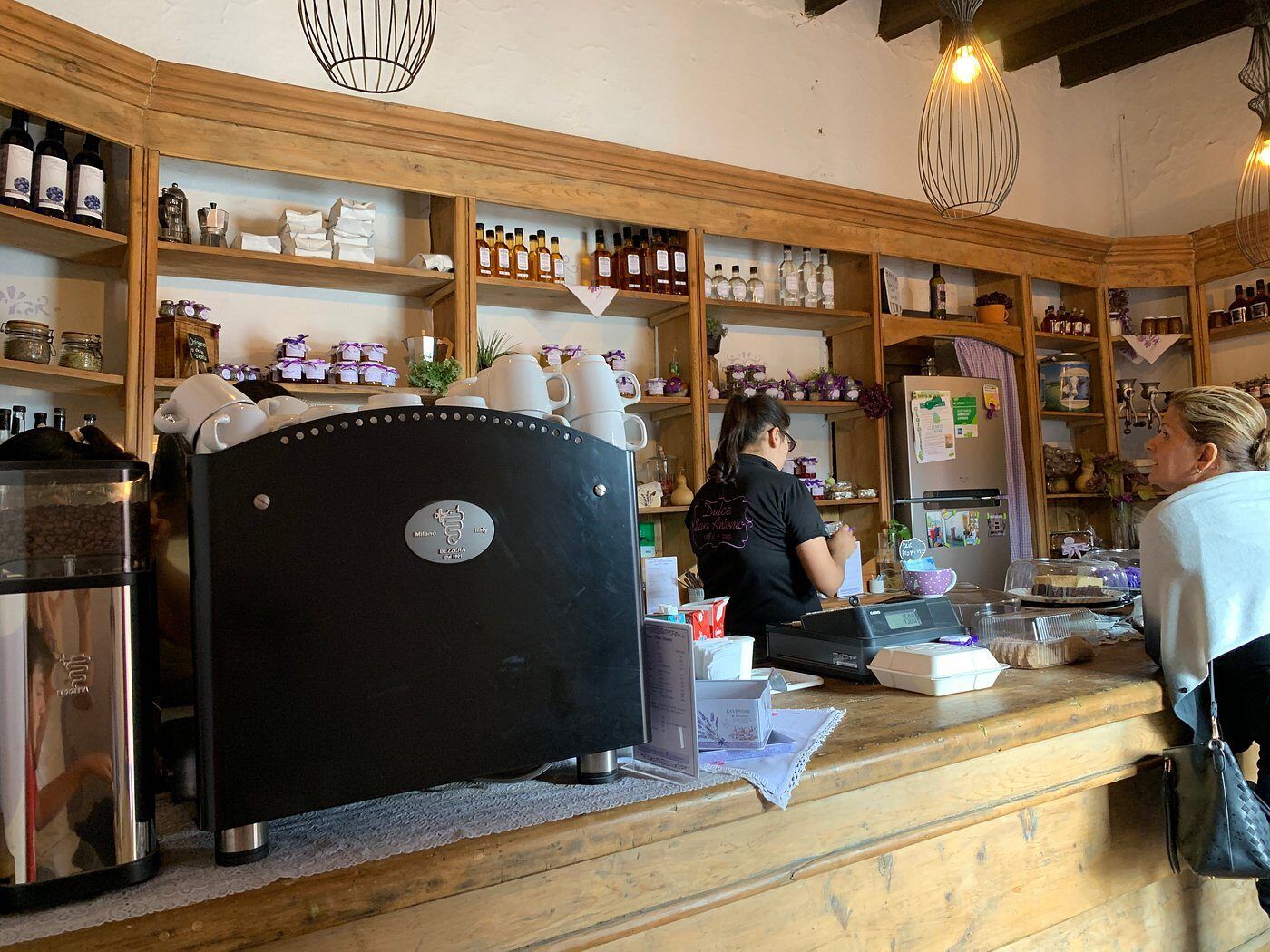 Barra de café de Dulce San Antonio