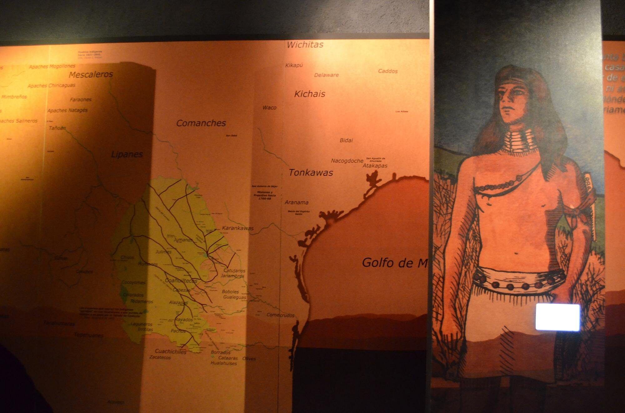 Sala sobre los pueblos originarios de la región